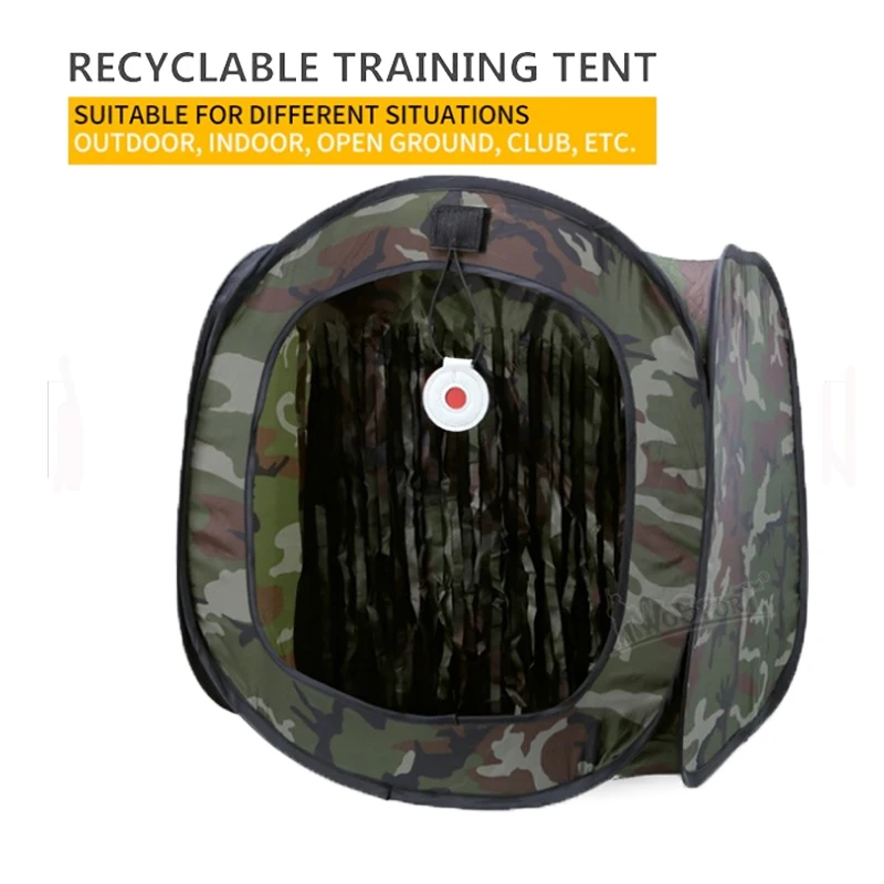 Carpa de tiro portátil camuflaje reciclable con caja de objetivos - imagen 5