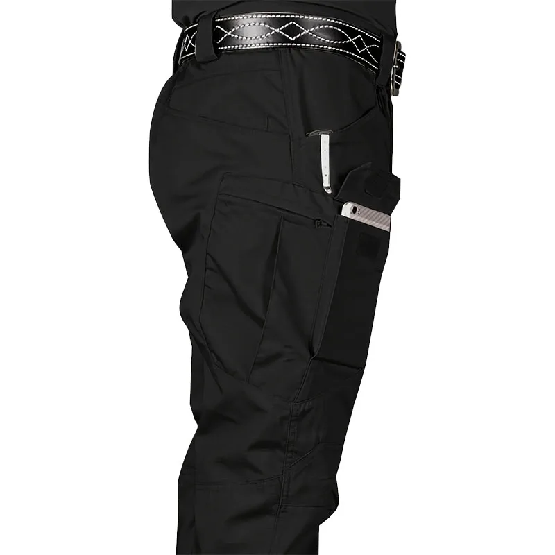 Pantalones tácticos resistentes al desgaste, secado rápido, bolsillos - imagen 4