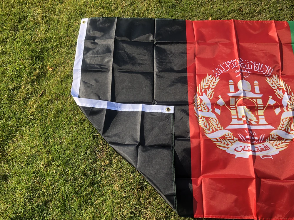 Bandera táctica Afghanistan poliéster con ojales para mástil - imagen 4