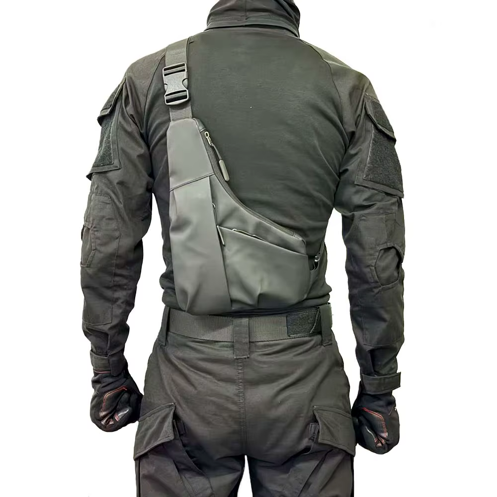 Bolso táctico antivuelo impermeable – Bandolera pecho y hombro - imagen 4