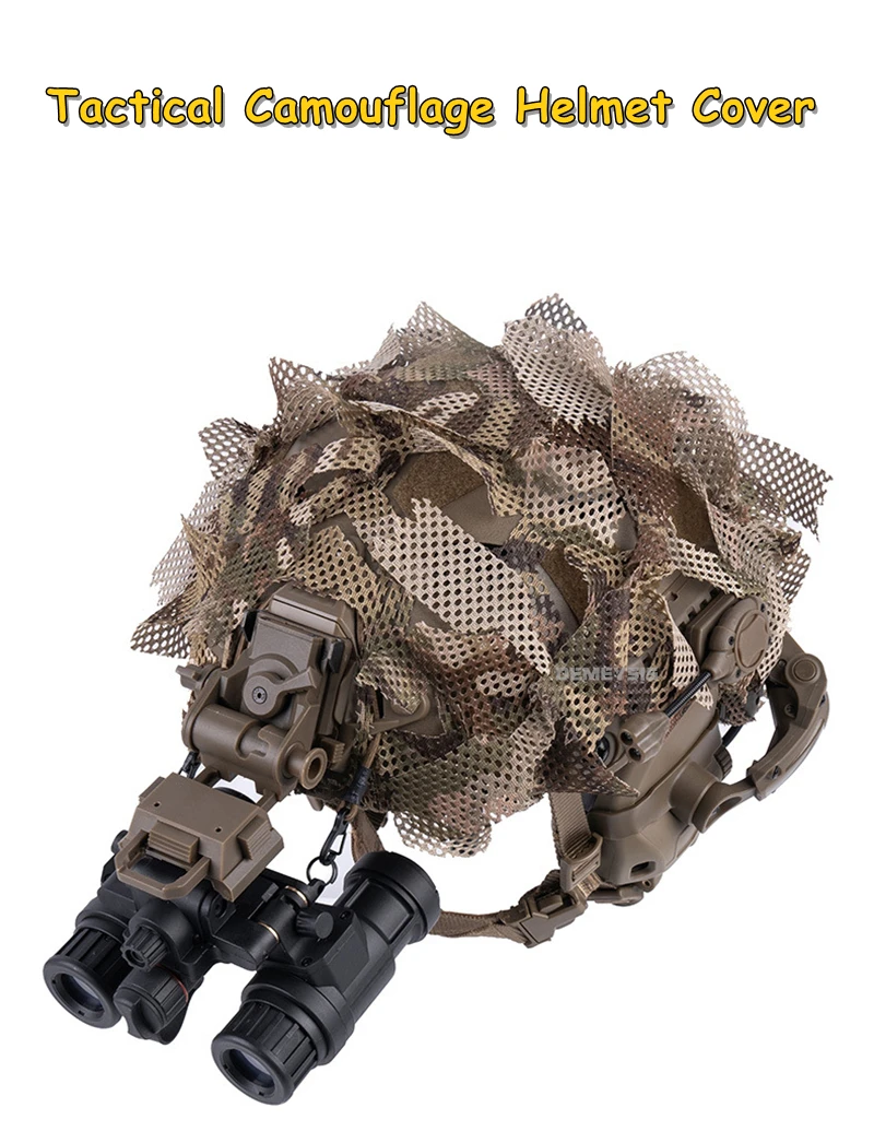 Camuflaje 3D en funda para casco