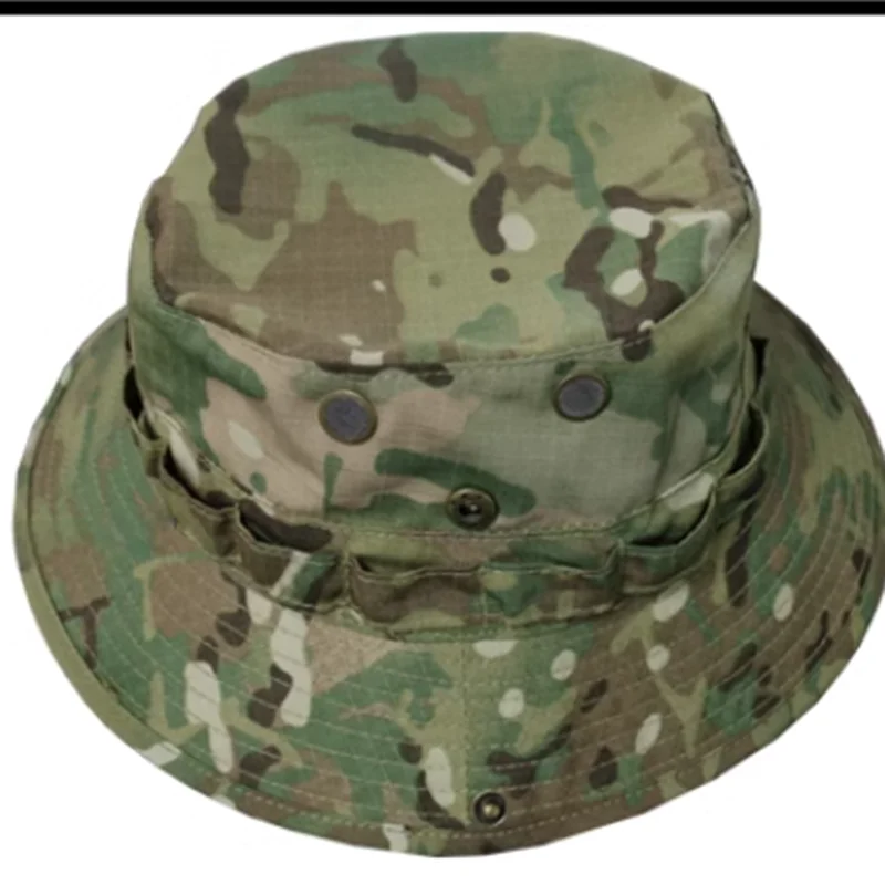 Benni sombrero de pescador camuflaje cinco hojas para hombre - imagen 4