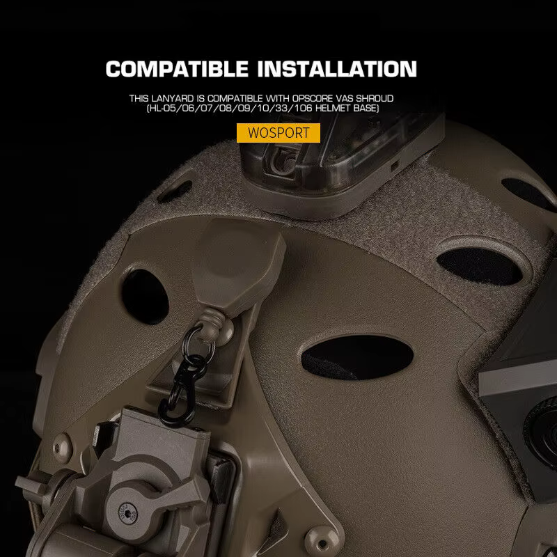 WOSPORT VAS NVG cordón antipérdida base para visor de visión nocturna - imagen 4