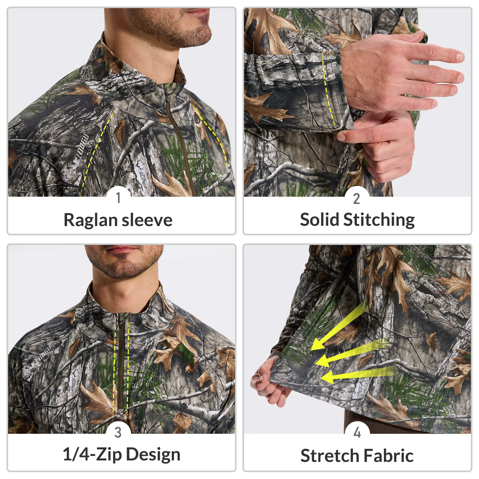 Camisa táctica ripstop camuflaje biónico manga larga UV - imagen 5