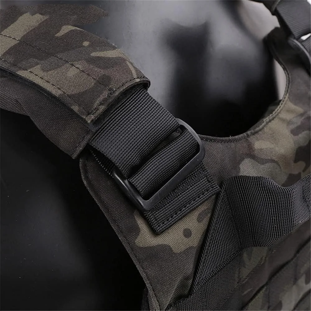 Chaleco táctico modular liberación rápida camuflaje airsoft - imagen 4