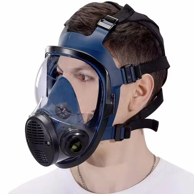 Máscara facial antigás química nuclear con filtro universal - imagen 3