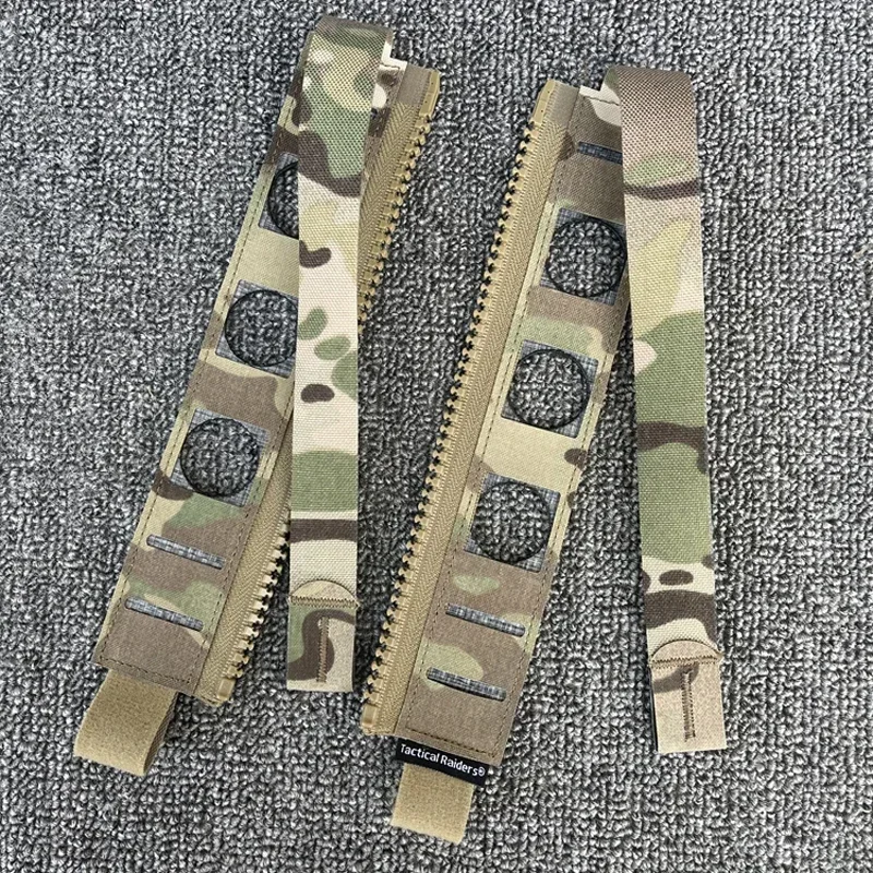 Chaleco táctico MOLLE Multicam con panel de cremallera - imagen 5