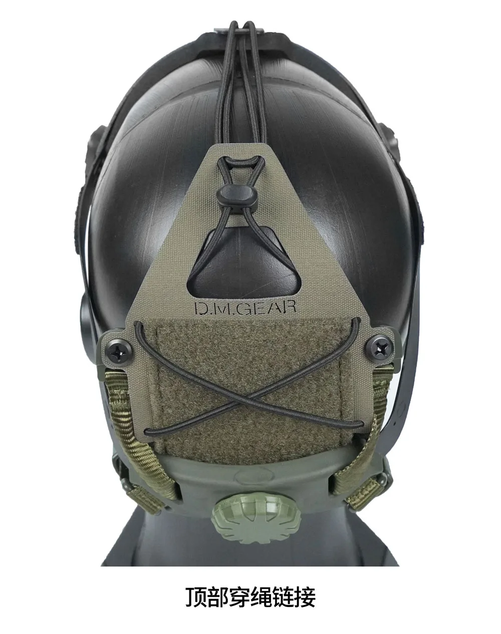 Gafas visión nocturna montura acero para casco y soporte táctico - imagen 2