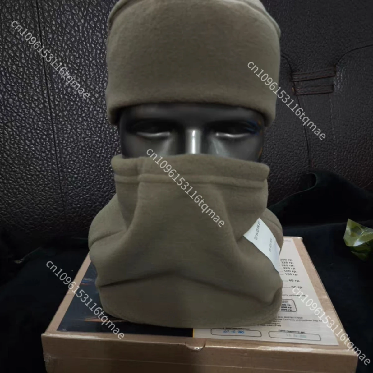 Bufanda Polar Militar VKBO Cuello Cálido Gris Verde Ruso - imagen 5