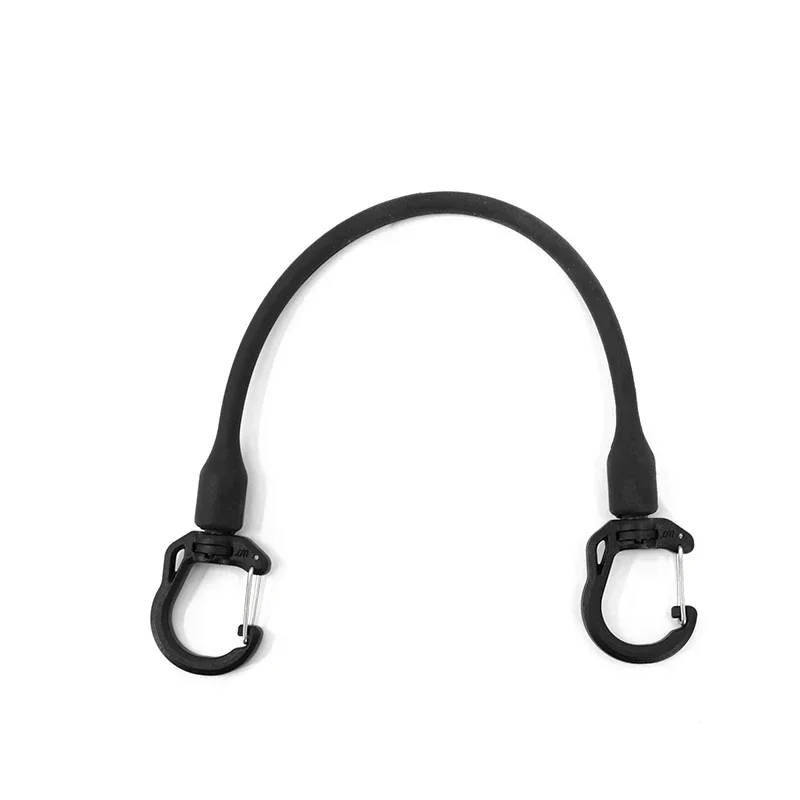 Gancho elastico MOLLE de doble cabeza - clip para llaves y hebilla
