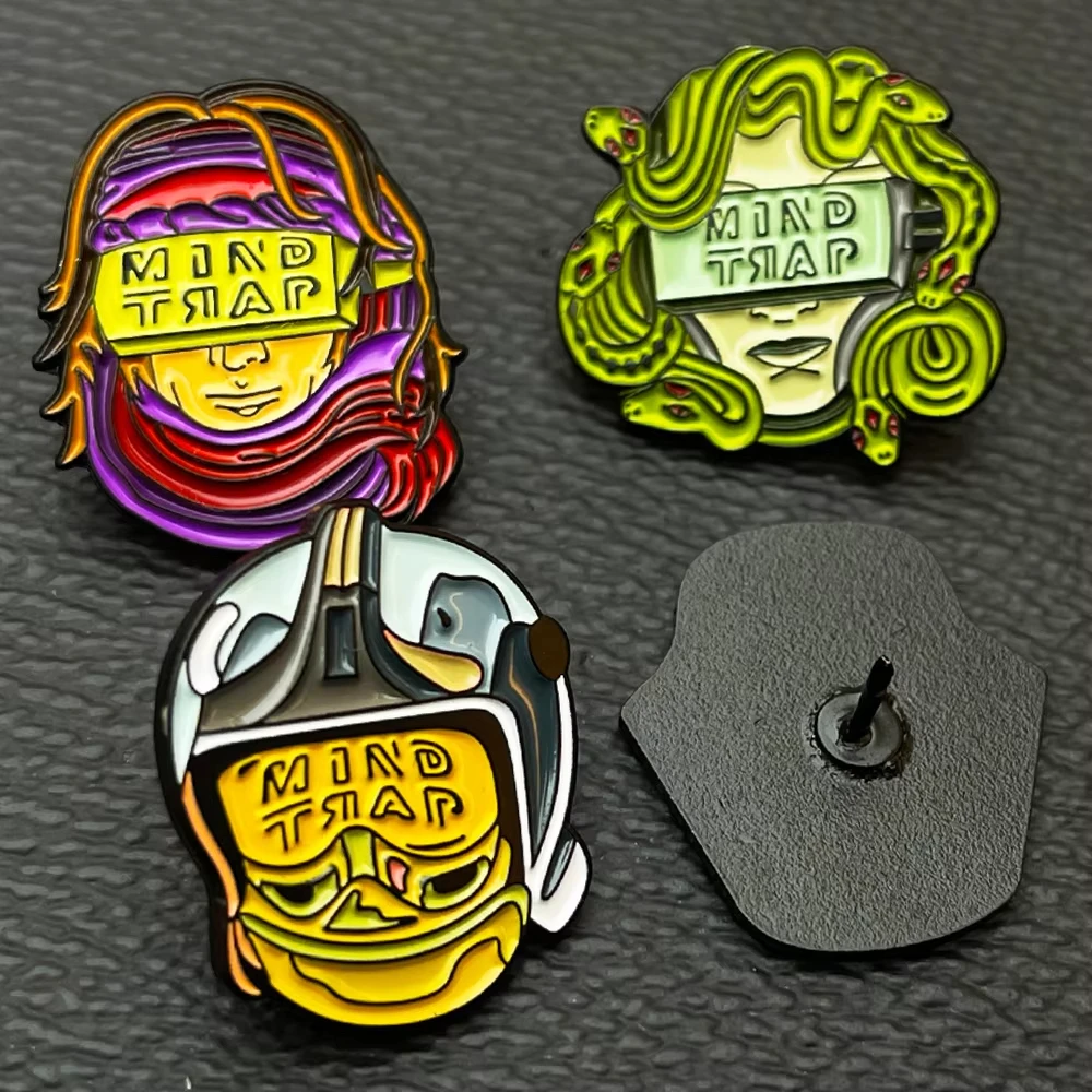 Alfiler metálico de esmalte con logotipo personalizado - imagen 2