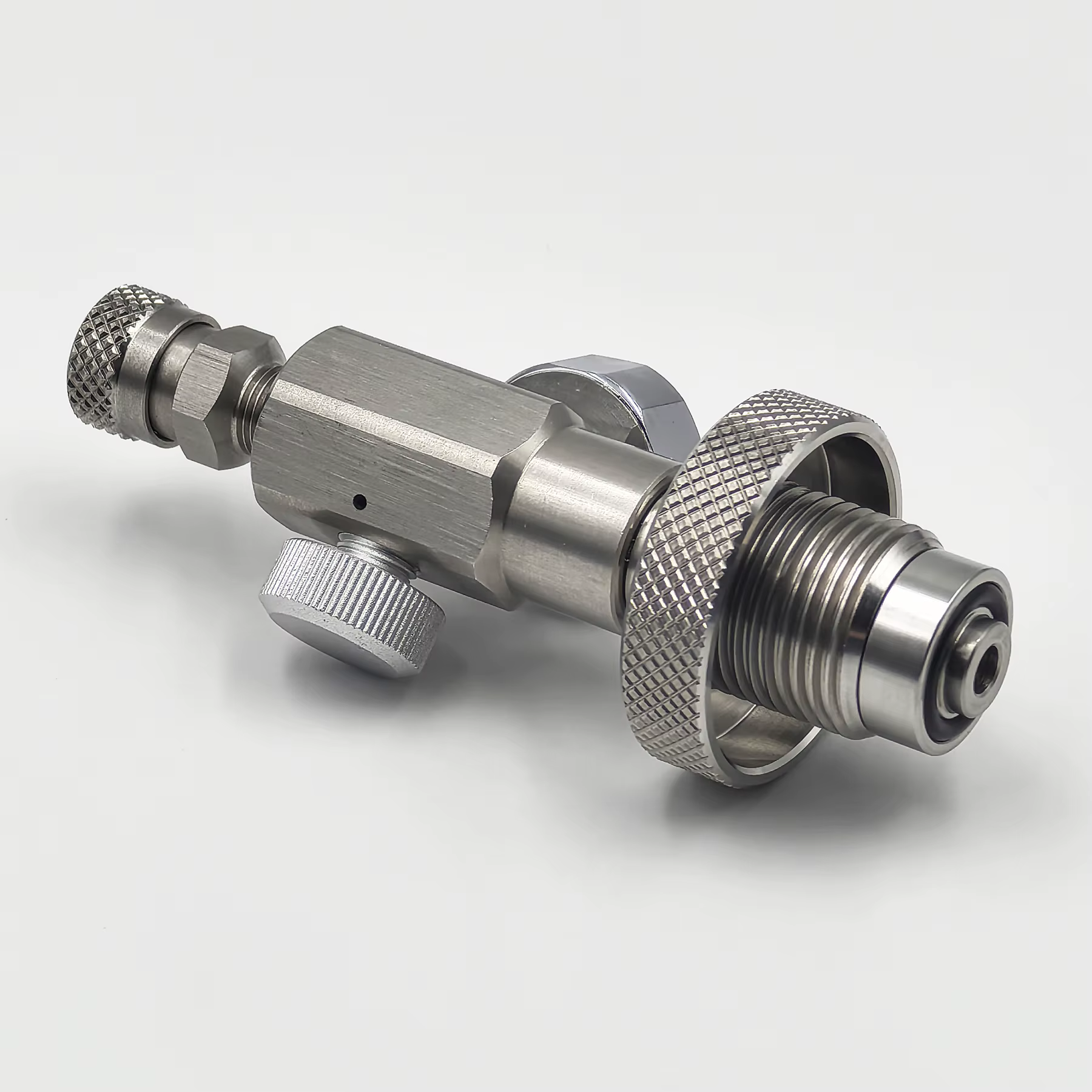 Adaptador de estación de llenado HPA DIN G5/8 – Acero inoxidable - imagen 2