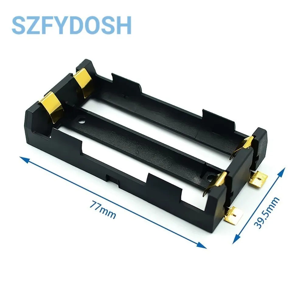 Soporte batería 18650 SMT SMD con pines de bronce recargable - imagen 4
