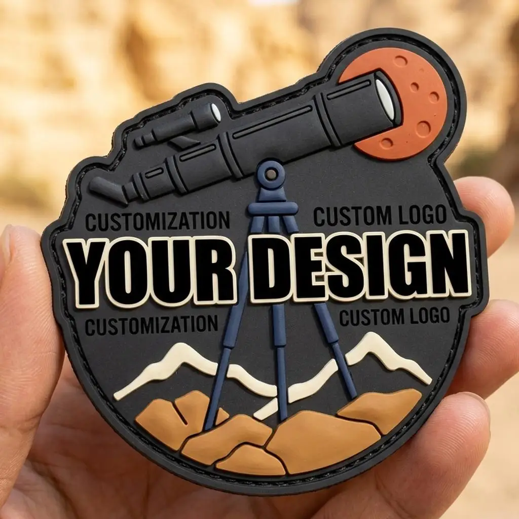 Etiquetas 3D PVC con velcro desmontables para ropa y bolsos - imagen 5