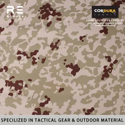 Tela Cordura táctica recubierta PU camuflaje desierto