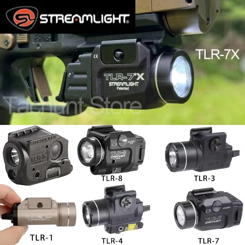 Linterna táctica montada en arma