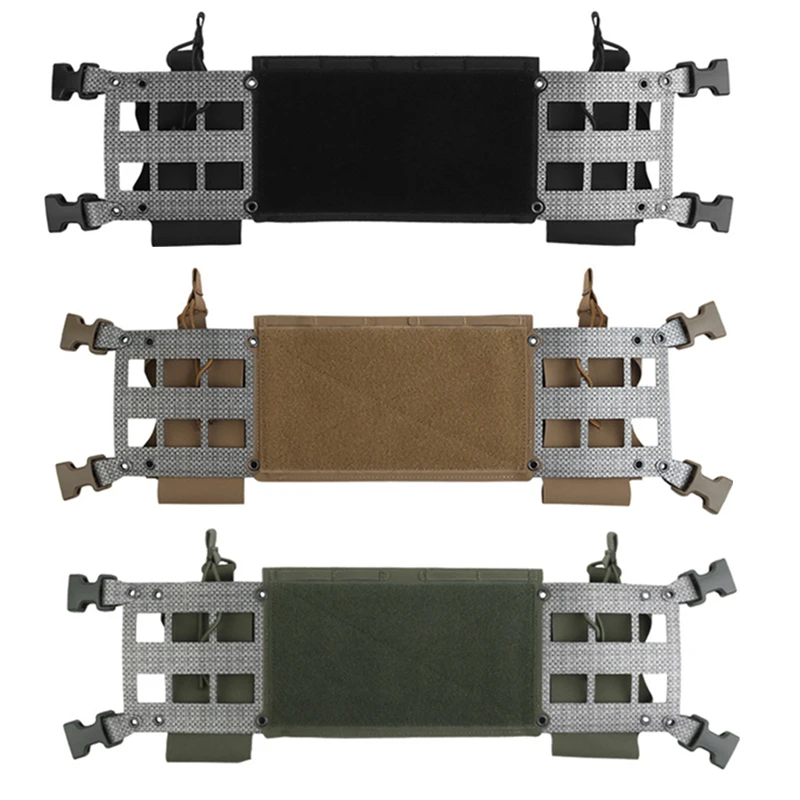Plataforma de pecho MOLLE expansión rápida para chaleco Airsoft