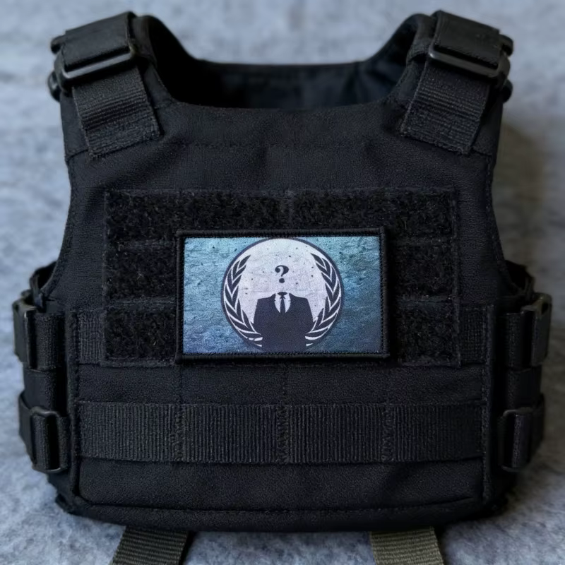 Parche táctico gancho-bucle para chaleco y mochila de interrogación - imagen 4