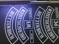 Parche termoadhesivo bordado personalizado para chaleco táctico