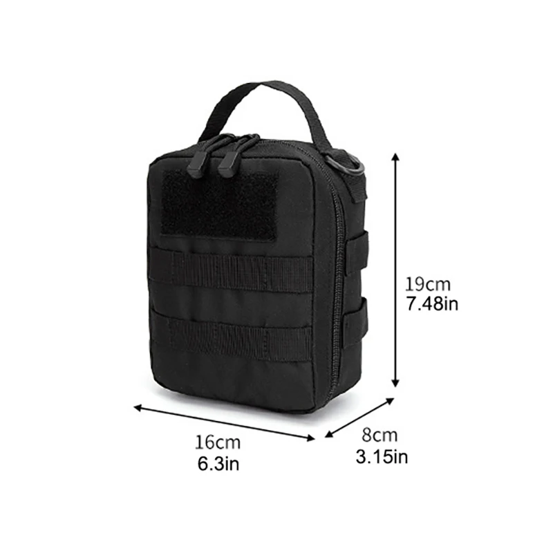 Bolsa IFAK táctica MOLLE médica con parche para emergencias - imagen 2