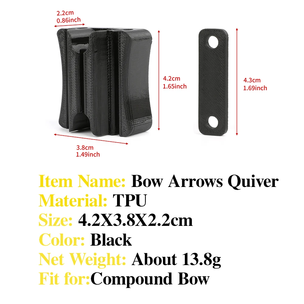 Carcaj TPU porta-flechas – Arco Compuesto Táctico - imagen 5