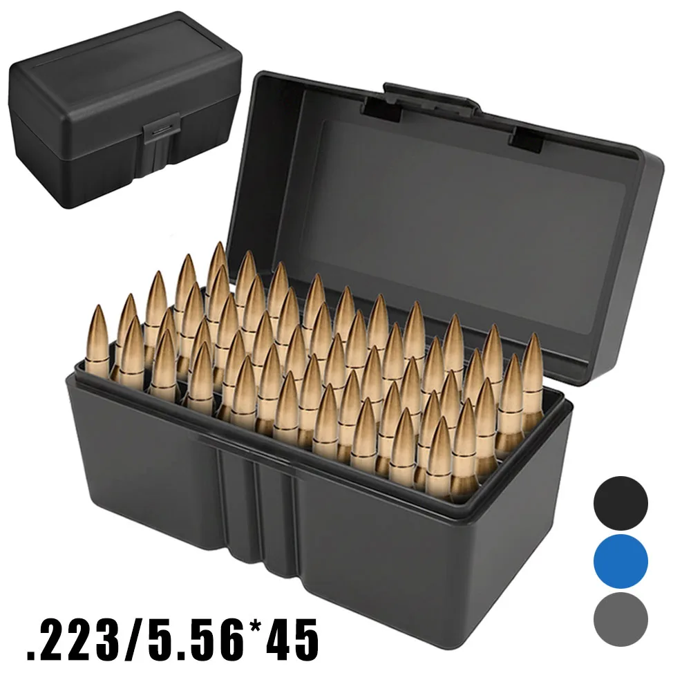 Caja de munición rifle .223/5.56 con tapa abatible y cierre - imagen 2