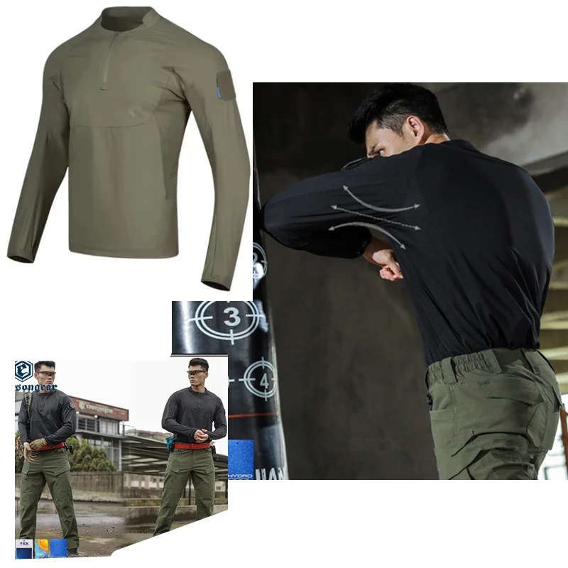 Emersongear Hunter Camiseta táctica manga larga UPF100+ solar - imagen 4