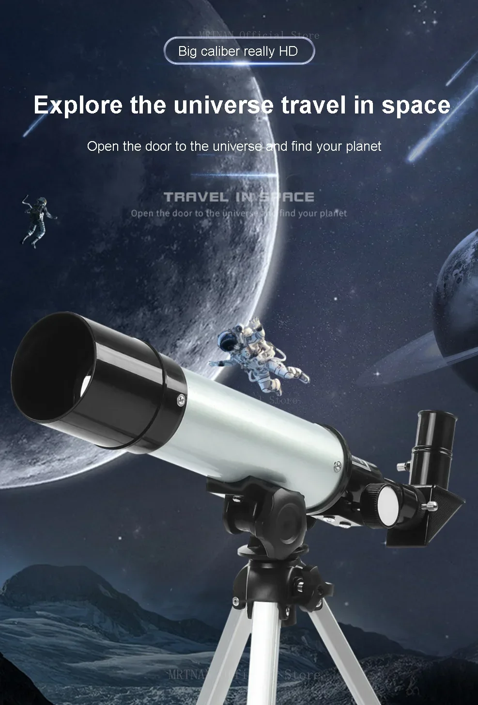Telescopio 36050 con trípode portátil