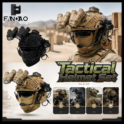 Casco Táctico con Montaje NVG y Accesorios para Airsoft
