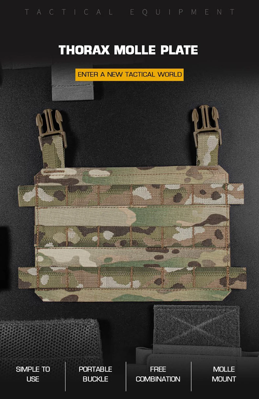 Panel MOLLE en detalle