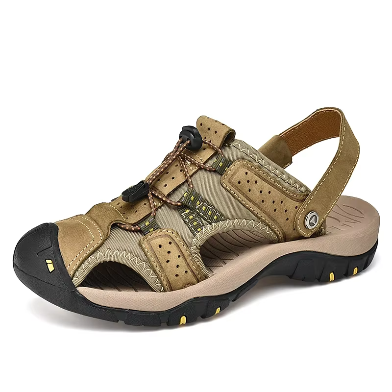 Sandalias romanas verano hombre – Cuero genuino - imagen 3