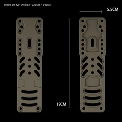Adaptador de funda pistola modular 2.0 con placa expansión QLS19/22