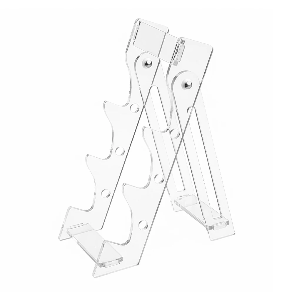 Soporte de cuchillos acrílico plegable transparente para exhibición - imagen 2