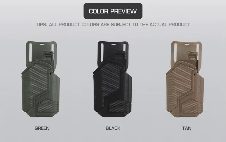 Funda táctica para montaje con linterna
