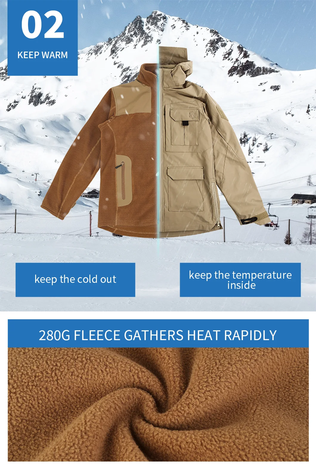 Bolsillos chaqueta Emersongear táctica