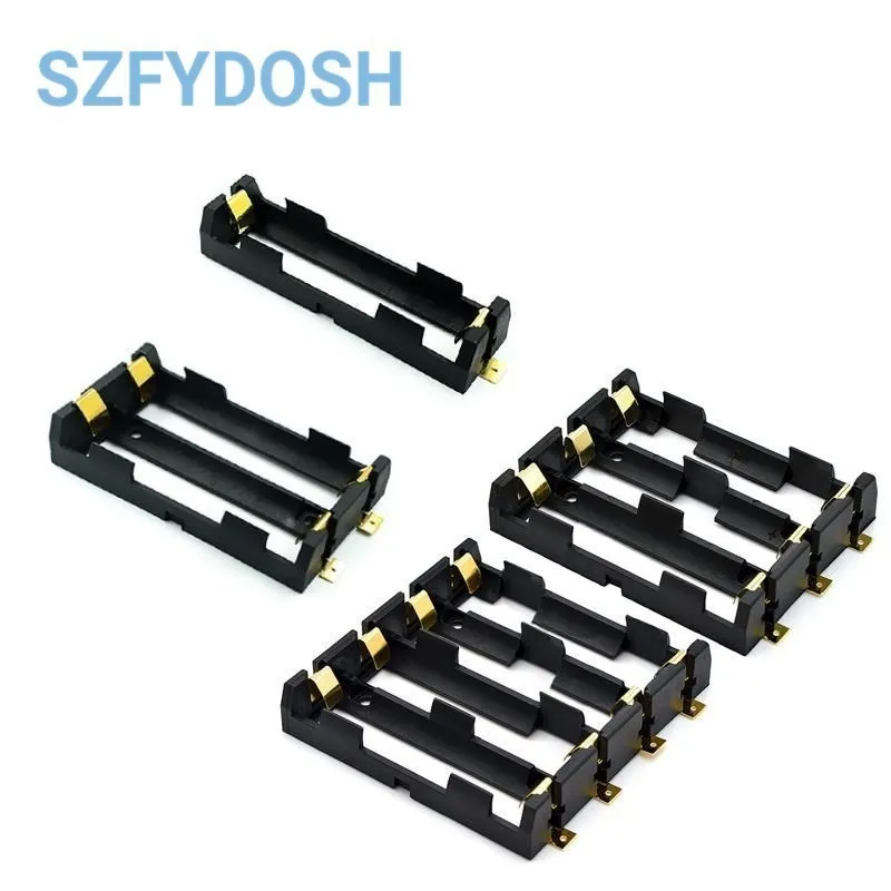 Soporte batería 18650 SMT SMD con pines de bronce recargable