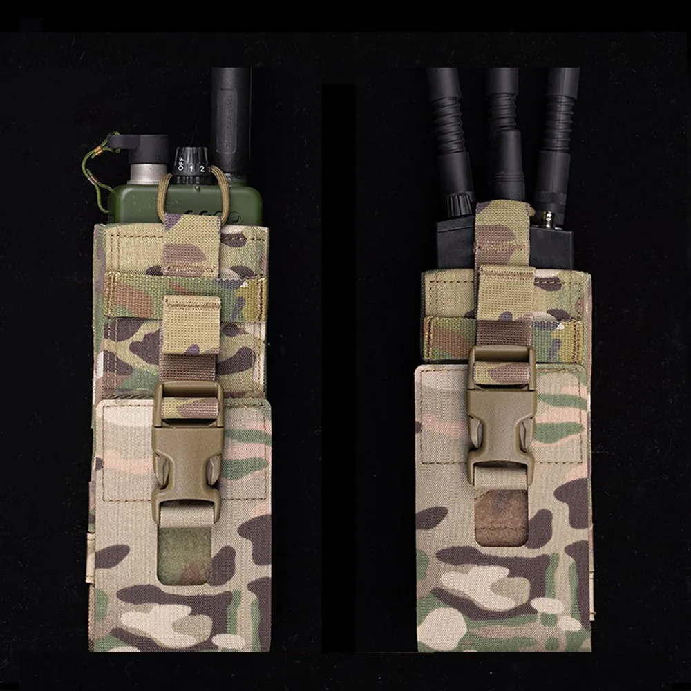 Funda MOLLE walkie talkie MPU5 PRC152 PRC163 - imagen 5
