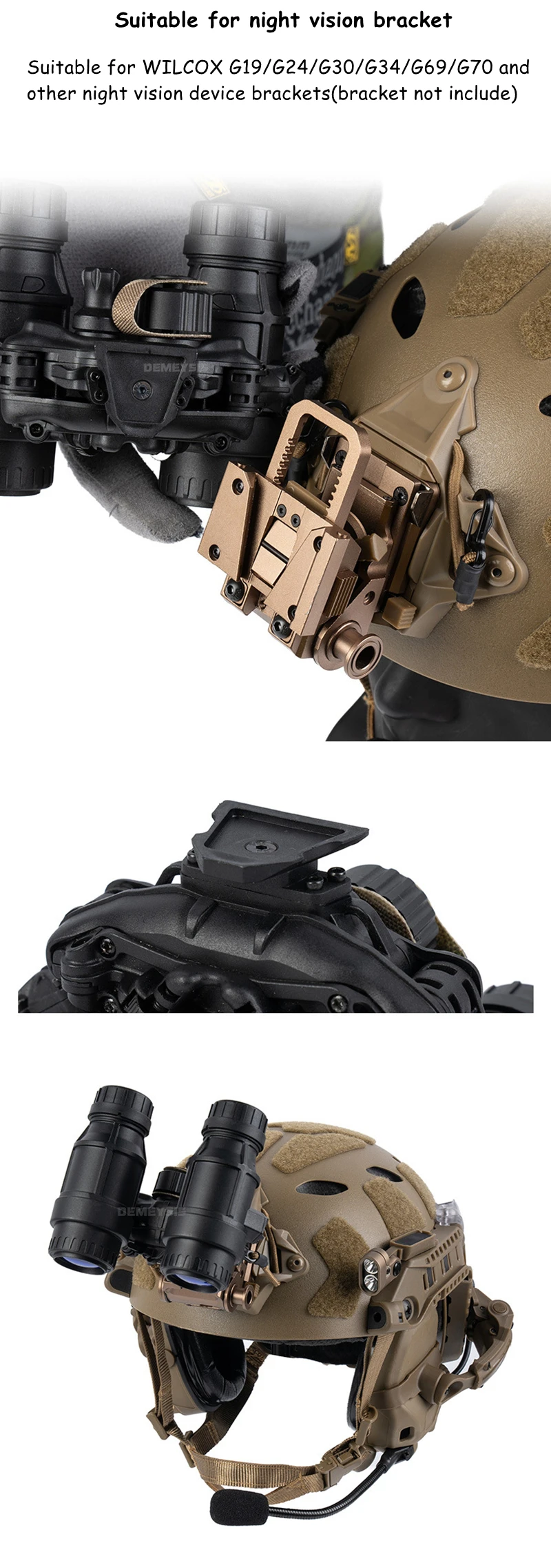 Accesorio simulación NVG entrenamiento táctico