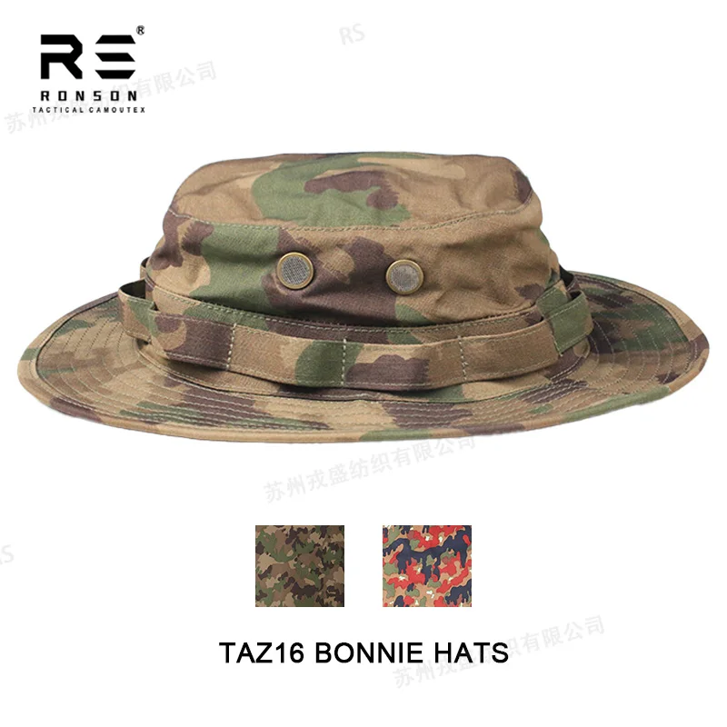 TAZ16 gorra bonnie táctica camuflaje suizo Fishmen ripstop - imagen 3