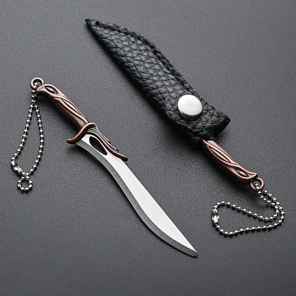 Llavero táctico mini cuchillo portátil fijo para llaves - imagen 4