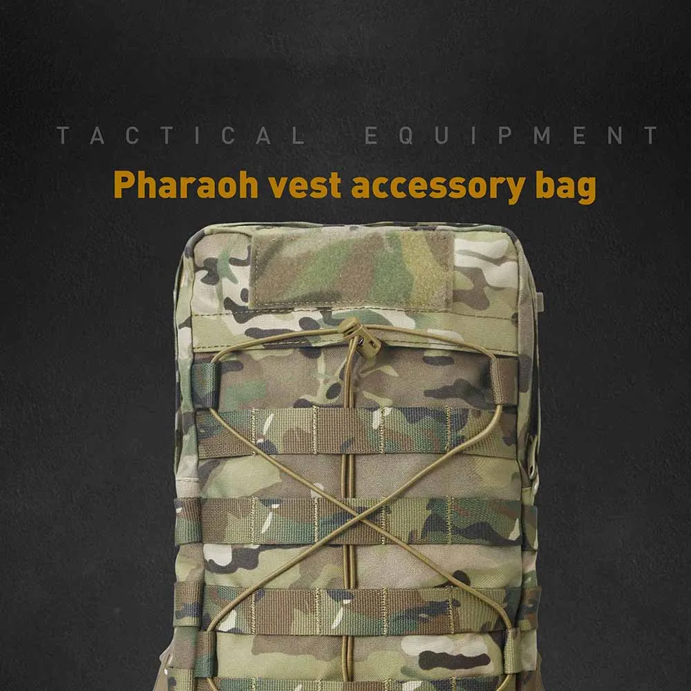 Vista frontal del chaleco táctico con panel trasero SINAIRSOFT