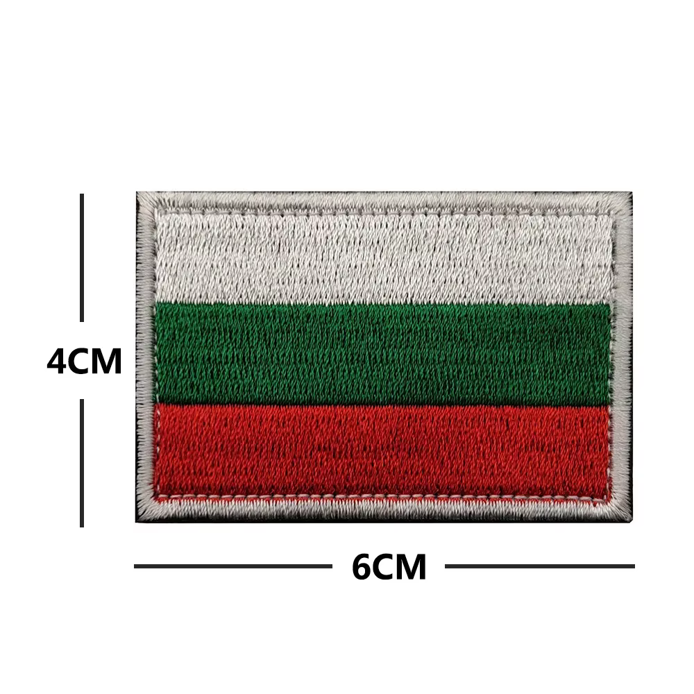 Parche táctico PVC bandera Bulgaria – Para mochila o chaqueta - imagen 2