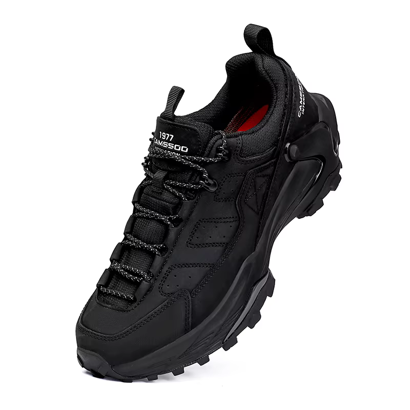 CAMSSOO Botas Tácticas Impermeables Cuero Vaca Senderismo Caza Hombre - imagen 5