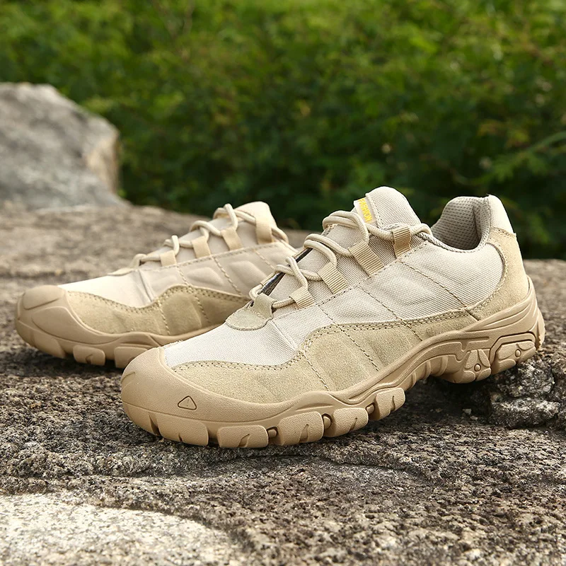 Zapatillas tácticas impermeables antideslizantes para senderismo otoño - imagen 2