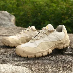 Zapatillas tácticas impermeables antideslizantes para senderismo otoño