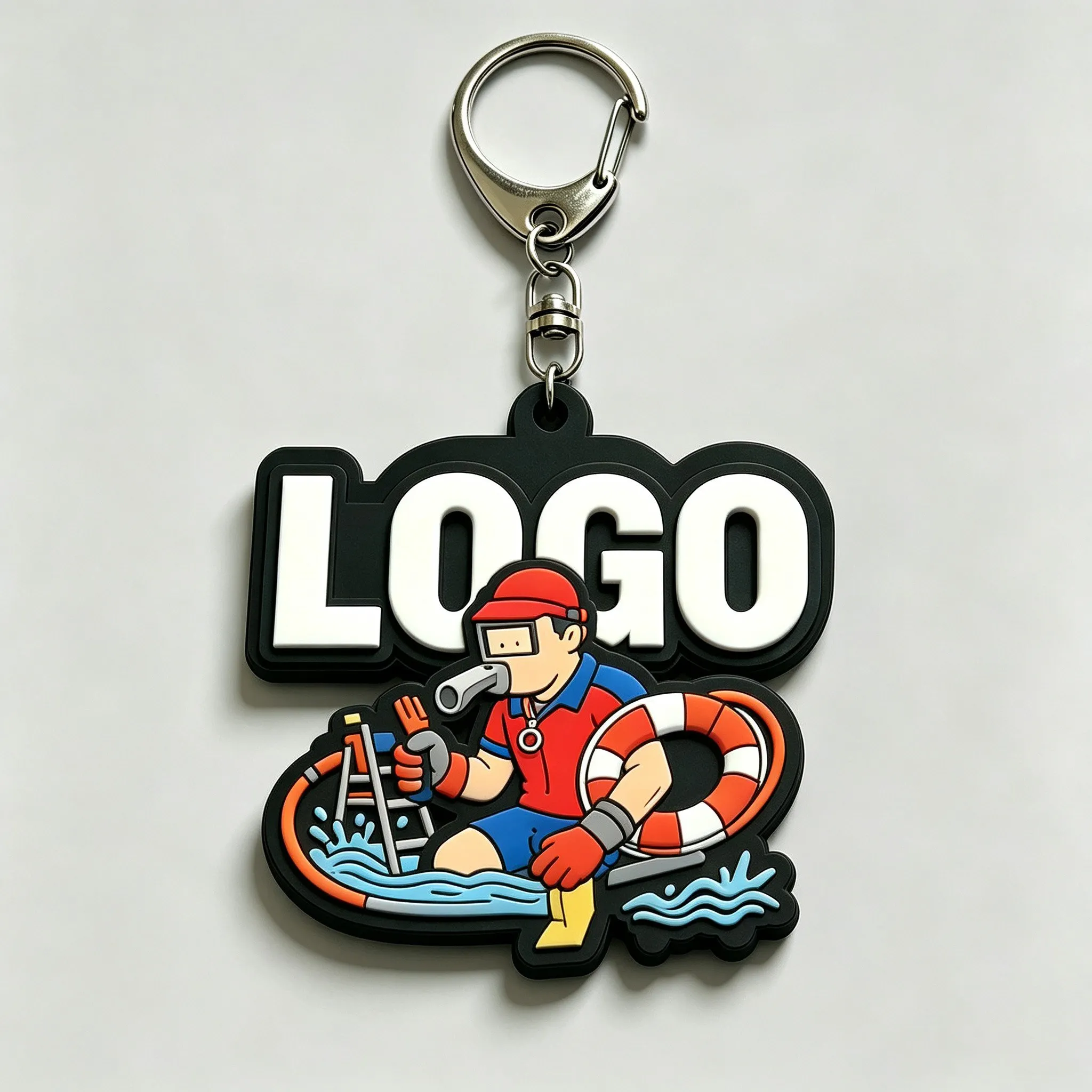 Llavero de PVC personalizado en 3D para profesionales y empresas - imagen 5