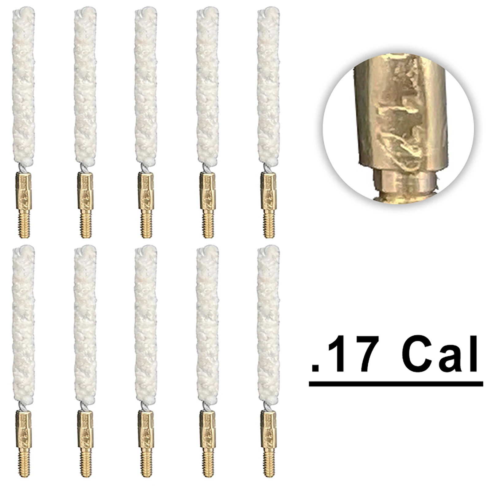 Cepillos algodón limpieza pistola – Rosca universal para mantenimiento - imagen 2