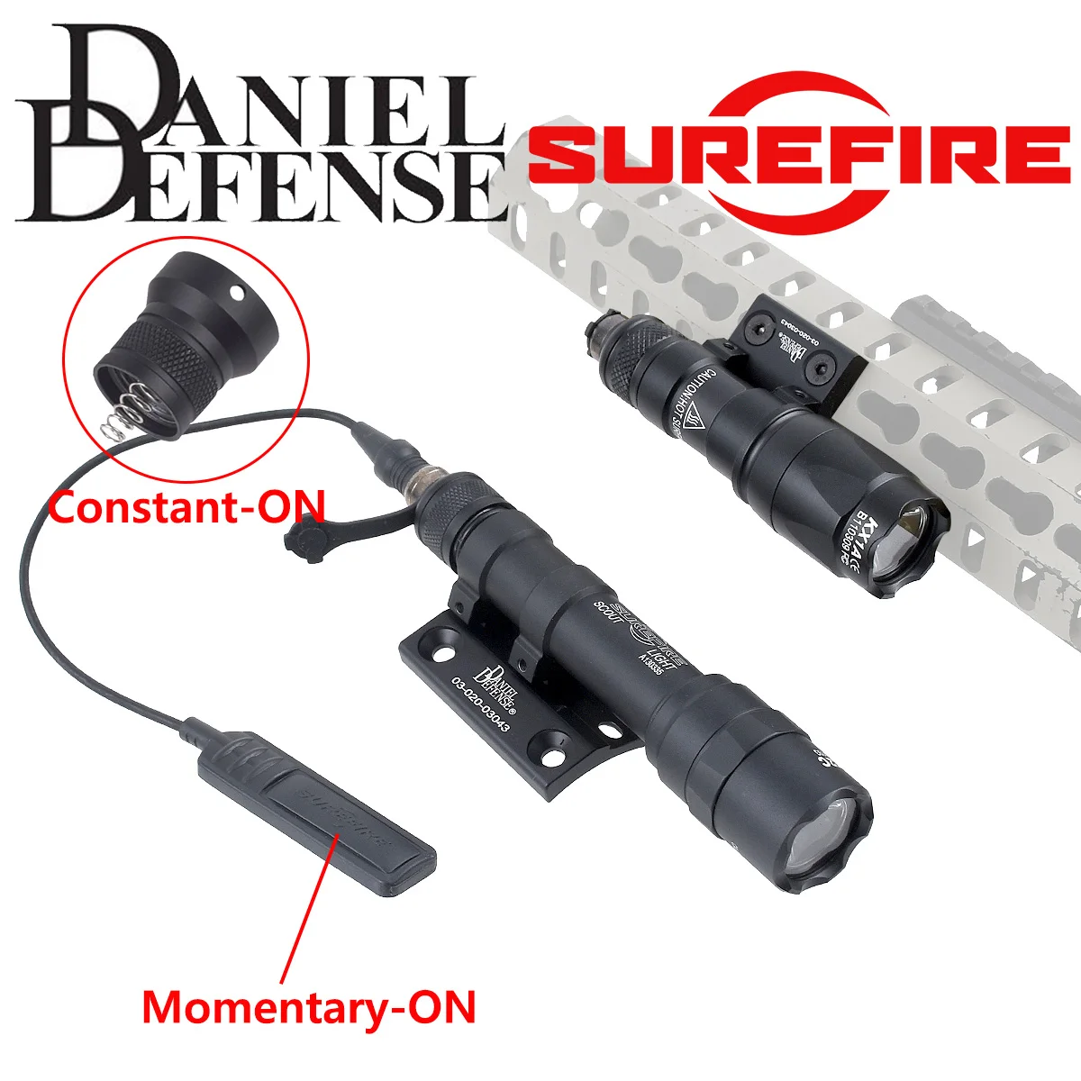 SureFire linterna táctica M600C con soporte lateral para M-LOK - imagen 4