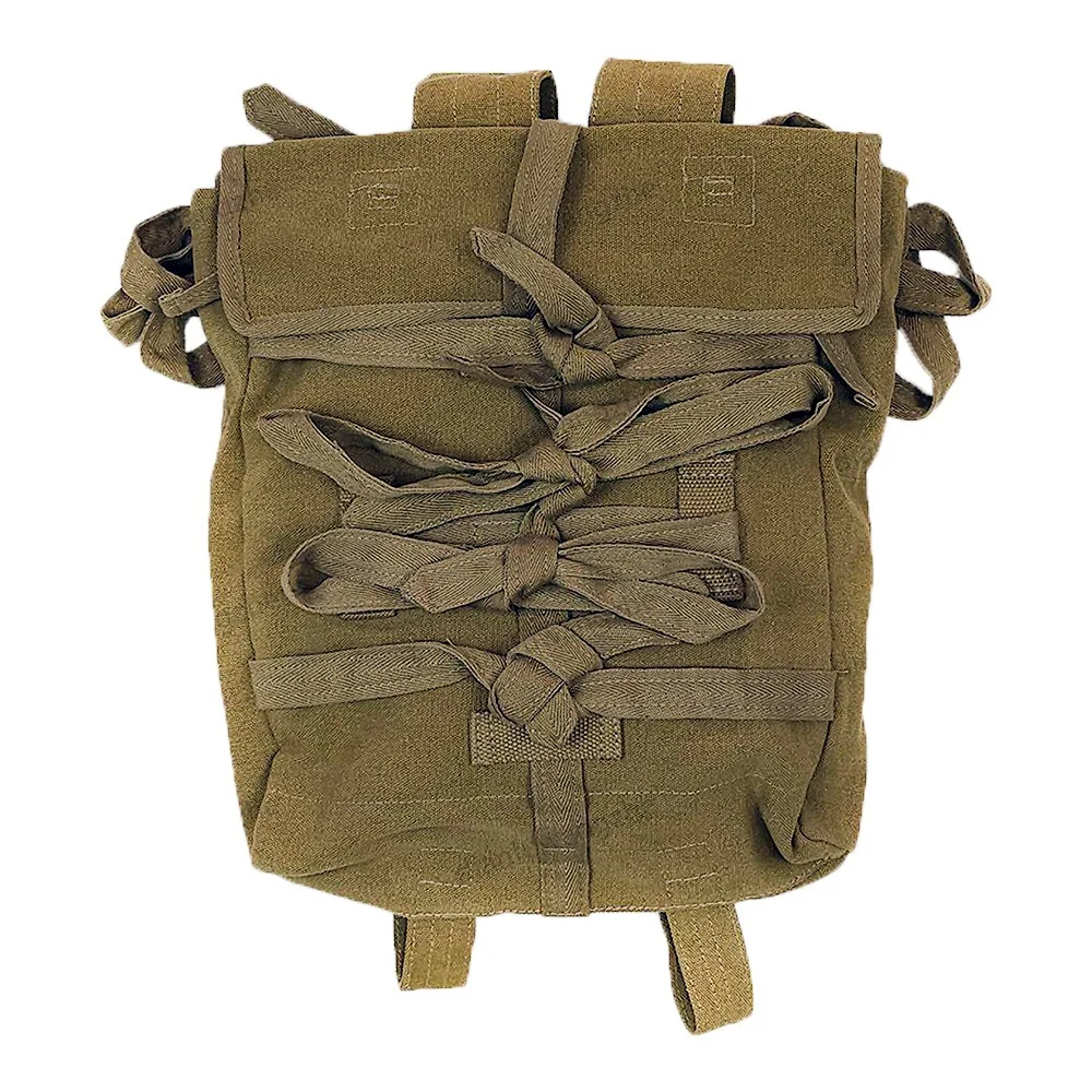 Mochila táctica estilo japonés vintage de lona para campamento - imagen 4