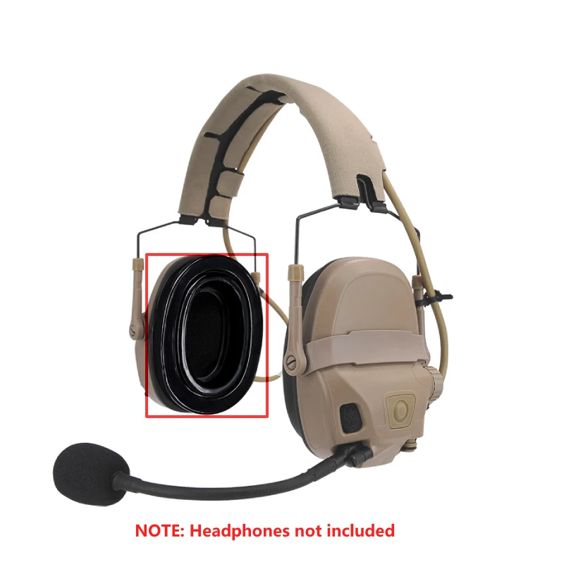 FMA AMP almohadillas gel repuesto para auriculares tácticos antiruido - imagen 2